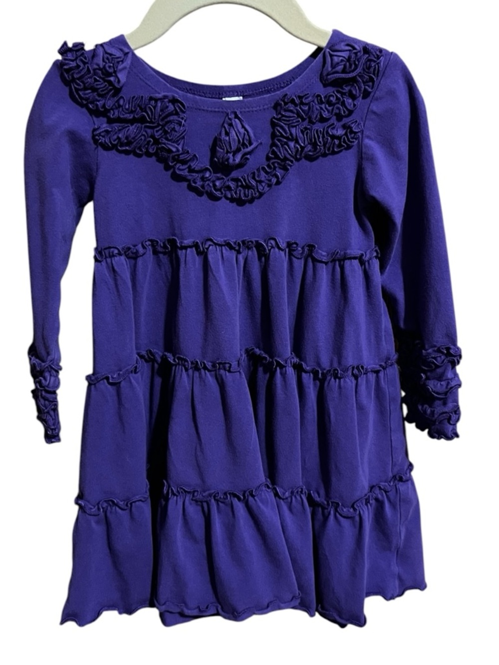 3T Nordstrom’s Love U Lots purple ruffle dress